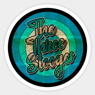 Retro The Three Stooges Sticker